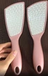 Тертка для ніг лазерна Lpnails для педикюру широка рожева - зображення 3