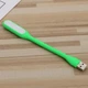 Светодиодный гибкий светильник LED ночник для повербанка компьютера ноутбука USB лампа-фонарик для чтения, Зеленый - изображение 2