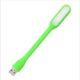 Светодиодный гибкий светильник LED ночник для повербанка компьютера ноутбука USB лампа-фонарик для чтения, Зеленый - изображение 6