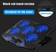 Охлаждающая подставка для ноутбука 15.6 дюймов Ice Coorel K-5 Led Blue 5xfans - изображение 3