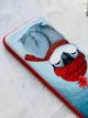 Матовий чохол з червоними боками на iPhone 15 Pro Max Пінгвіненя у шапочці (принт 157) - зображення 2
