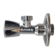 Кран вентильный Albertoni Ø1/2" х 1/2" треугольная ручка - изображение 2