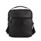 Сумка мужская кожаная черная Tiding Bag M5608-1A через плечо с ручкой - изображение 4