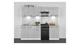 Кухонні гарнітури зі стільницею Junona Line 230 Black Red White 230 (K24-JUNONA_MODUL_WER_2/230_ZBL) 169891 - зображення 3