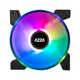 Кулер для корпуса Azza 1 X PRISMA DIGITAL RGB FAN 140mm (FFAZ-14DRGB-011)[74449] - изображение 1