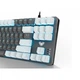 Клавиатура Aula F3287 Keycap KRGD Blue USB UA White/Grey (6948391240688) - изображение 3