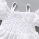 Сарафан для девочки с открытыми плечами Fashion Dress, Белый, 130 см - изображение 5