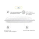 Подушка MirSon пуховая Hand Made Royal Pearl 907 средняя 70x70 [35560] - изображение 2