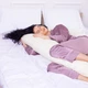 Подушка MirSon для беременных и отдыха Satin Stripe №8025 U-образная Soft [36666] - изображение 3