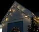 Светодиодная уличная гирлянда 10м, 100LED, 220V, черный каучук, статический режим, IP68, Теплый белый - изображение 5