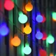 Светодиодная гирлянда "Шарики" 20 LED, 5м + переходник, 220V, IP44, Мультиколор - изображение 10