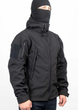 Тактична Куртка WinTac Soft Shell Viking Black S чорна - зображення 3