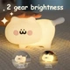 Світильник Акумуляторний Cat Sleep Lamp Нічник Бездротовий Силіконовий Кот (01006) - зображення 5