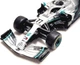 Колекційна модель Bburago Mercedes W10-77 із металу (масштаб 1:43) - зображення 4