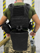 Тактична плитоноска Cordura з 4 точками швидкого скидання Black - зображення 6