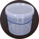 Ведро пластиковое пищевое Plastico с ручкой 5л. для меда масла и маринованных овощей (прозрачное) - изображение 2