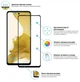 Защитное стекло для Tecno Spark 20 Pro / проклейка по всей плоскости экрана - изображение 2