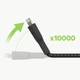 Кабель Belkin USB-A - Lightning, BRAIDED, 1m, black (CAA002BT1MBK) - зображення 3
