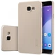 Пластиковая накладка NILLKIN Frosted Shield для Samsung Galaxy A7 (2016) - Gold - зображення 1