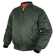 Куртка Бомбер льотна US BASIC MA1® FLIGHT JACKET Оливкова S - зображення 5