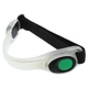 Браслет светоотражающий на руку Zelart AP01 длина 19см White-Black-Green - изображение 2
