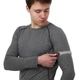 Браслет светоотражающий на руку Zelart AP01 длина 19см White-Black-Red - изображение 8