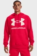 Чоловіче червоне худі UA Rival Fleece Big Logo HD Under Armour M 1357093-600 - изображение 1
