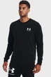 Чоловічий чорний світшот UA Rival Terry LC Crew Under Armour 3XL 1370404-001 - изображение 1