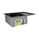Мийка для кухні інтегрована Lidz Handmade H6350BR крило праворуч (LDH6350BRPVD45590) Brushed Black PVD 3,0/1,0 мм - зображення 5