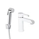 Смеситель для раковины Qtap Grand (с гигиеническим душем) QTGRA272CRW45671 Chrome/White - изображение 1