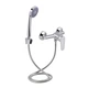 Змішувач для душу Lidz Gloria 010 (з душовим гарнітуром) (k35) LDGLO010CRM35101 Chrome - зображення 1