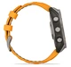 Смарт-часы Garmin Fenix 8 47 mm AMOLED Sapphire, Titanium with Spark orange/graphite silicone band (010-02904-11) - изображение 4