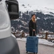 Чемодан текстильный большого размера L синий Travelite SKAII TL092649-25 - изображение 7