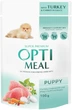 Влажный корм для щенков Optimeal Puppy с индейкой и морковью в соусе 100 г (4820215369619) - изображение 1