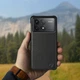 Кожаная накладка Stenk Cover для Xiaomi Poco F6 Pro Чёрный (77300) - изображение 3