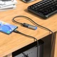 Кабель Hoco удлинитель Type-C – USB3.0 папа-мама 1,2м 5Гбіт/с Black (U107_usbC) (069018) - изображение 5