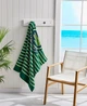 Рушник Пляжний бавовняний Lacoste Home Cotton Logo Golf Striped 180х90 см - зображення 3