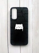 Матовый чехол на Samsung Galaxy A05s (A057) Черный Котики (принт 392) - изображение 1