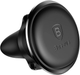 Автоутримувач Baseus Magnetic Car Mount Phone Holder with Cable Clip Air Vent Version Cluster Black - зображення 3
