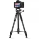 Штатив трепод NeePho NP-8850, профессиональный для телефона, фотоаппарата, 54-175 cм Black - изображение 4