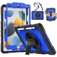 Чехол ARM Cover Apple iPad 8 (10.2" экран) противоударный с подставкой 360° Black/Blue - изображение 4