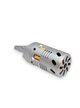 Світлодіодна лампа 7440 T20 W21W 15 SMD 2020 10-30V 24W 2500 Lm Жовте світло (74567) - зображення 4