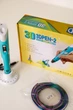 3D ручка 3DPEN-2 з LCD дисплеєм для малювання просторових фігур дитяча розвиваюча іграшка набір для творчості - изображение 7