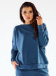 Bluza damska bez kaptura Infinite You M276 1220619 One Size Niebieska (5902360561212) - obraz 1