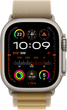 Smartwatch Apple Watch Ultra 2 (2024) GPS + Cellular 49mm Natural Titanium Case with Tan Alpine Loop - Small (MX4E3) - obraz 2