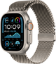 Смарт-годинник Apple Watch Ultra 2 (2024) GPS + Cellular 49mm Natural Titanium Case with Natural Titanium Milanese Loop - S (MX4M3) - зображення 1