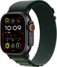 Smartwatch Apple Watch Ultra 2 (2024) GPS + Cellular 49mm Black Titanium Case with Dark Green Alpine Loop - Medium (MX4R3) - obraz 1