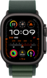 Smartwatch Apple Watch Ultra 2 (2024) GPS + Cellular 49mm Black Titanium Case with Dark Green Alpine Loop - Medium (MX4R3) - obraz 2