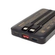 Power bank REMAX RPP-580 PD20W+QC3.0 (22.5W) 10000 mAh зі швидкою бездротовою зарядкою та кабелями Black - зображення 2
