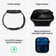 Smartwatch Apple Watch Series 10 GPS 42mm Jet Black Aluminium Case with Black Sport Band - S/M (MWWE3) - obraz 3